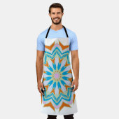 Vintag Mandala, Blumenmandala. Orientalische Manda Schürze (Getragen)