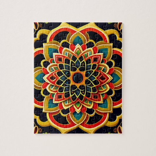 Vintag Mandala Puzzle (Vertikal)