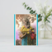 Vintag Mandolin Sinti und Roma Postkarte (Stehend Vorderseite)