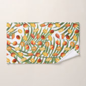 Vintag Mango & Greenery Sommerfruchtmuster Badhandtuch Set (Handtuch)