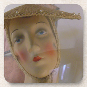 Vintag Mannequin Head Untersetzer