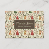 Vintag Mannequins Muster Visitenkarte (Vorderseite)