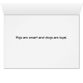 Vintag - Männer, Schweine und Hunde genannt, (Innenansicht Horizontal (Unten))