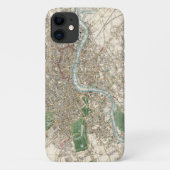 Vintag Map of London England (1853) Case-Mate iPhone Hülle (Rückseite)