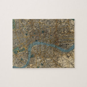 Vintag Map of London England (1860) Puzzle