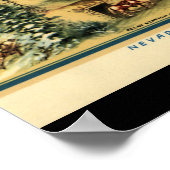 Vintag Map Pony Express Poster (Ecke)