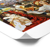 Vintag Mardi Gras Poster (Ecke)