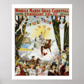 Vintag Mardi Gras Poster (Vorne)