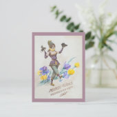 Vintag Mardi Gras Werbefilm Postkarte (Stehend Vorderseite)