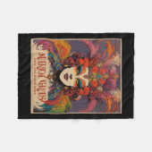 Vintag Mardi Gras Women Fleecedecke (Vorderseite (Horizontal))