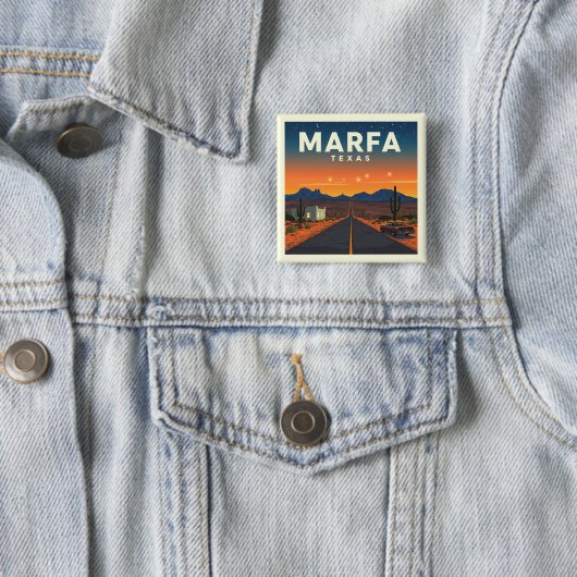 Vintag Marfa Texas Button (Beispiel)