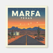 Vintag Marfa Texas Magnet (Vorne)