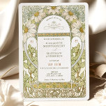 Vintag Margherite Daisy Wedding Art Nouveau Mucha Einladung<br><div class="desc">Art Nouveau Vintage Hochzeit Einladungen von Alphonse Mucha in einem floralen, romantischen und whimsical Design. Viktorianische Schnörkel ergänzen klassische Deko-Schriftart. Bitte geben Sie Ihre persönlichen Informationen ein, und Sie sind fertig. Wenn Sie das Design weiter ändern möchten, klicken Sie einfach auf den blauen Button "Anpassen". Vielen Dank, dass Sie mein...</div>