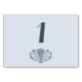 Vintag Marie Antoinette Rokoko Template Wedding Tischnummer (Vorderseite)