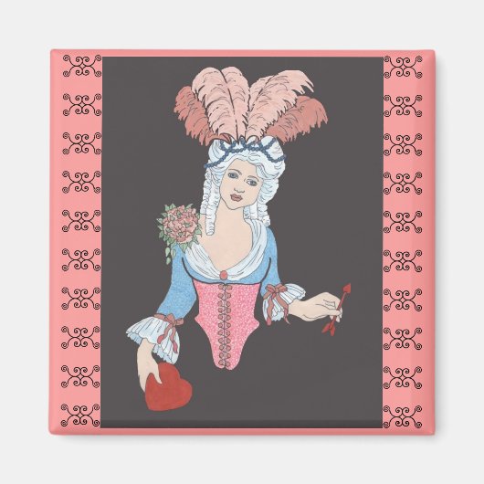 Vintag Marie Magnet (Vorne)