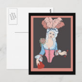 Vintag Marie Postkarte (Vorne/Hinten)