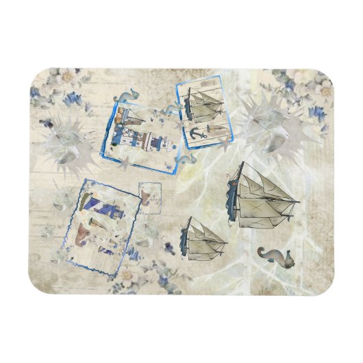 Vintag Maritim Magnet (Horizontal)