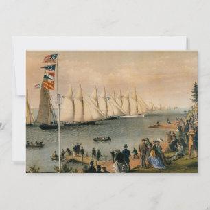 Vintag Maritime, New York Yacht Club Regatta Einladung