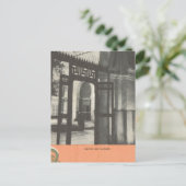 Vintag Marrakesch, Maroc, Grabmal von Ben Slimane Postkarte (Stehend Vorderseite)