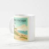 Vintag Martha's Vineyard Massachusetts Kaffeetasse (Vorderseite Links)