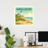 Vintag Martha's Vineyard Massachusetts Poster (Heimbüro)