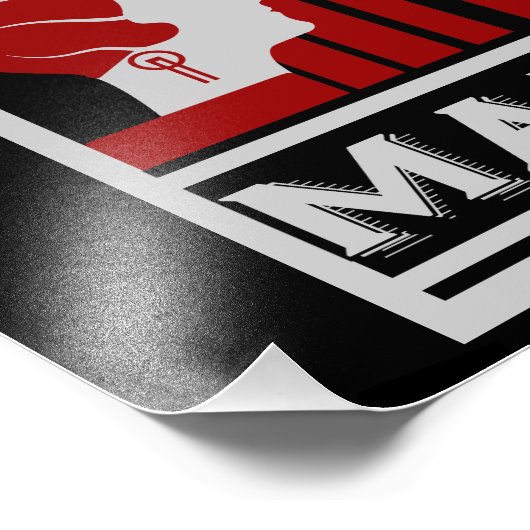 Vintag Martini Art Deco Fotodruck (Ecke)