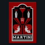 Vintag Martini Art Deco Poster<br><div class="desc">Vintag Martini Art Deco. © Copyright HGIFY | HGI-Speicher nur. Alle Rechte vorbehalten. Originelle Berufliche Kunstwerke. Das Hotel ist sehr schön eingerichtet, die Einrichtung ist Bar oder ein Geschenk.</div>