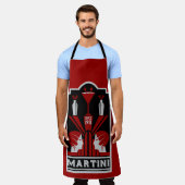 Vintag Martini Art Deco Schürze (Getragen)