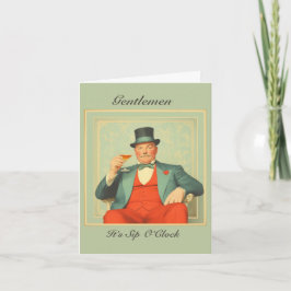 Vintag Martini Dandy - Herren, es ist Sip O'Clock