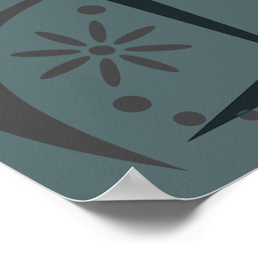 Vintag Martini Lounge Poster (Ecke)