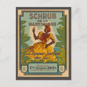 Vintag Martinique Travel Postcard Postkarte