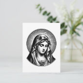 Vintag Mary Postkarte (Stehend Vorderseite)