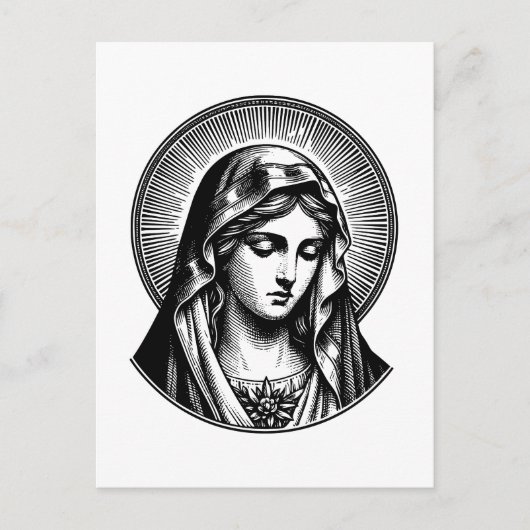 Vintag Mary Postkarte (Vorderseite)