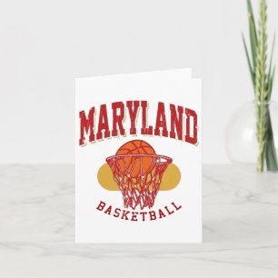Vintag Maryland Basketball Karte