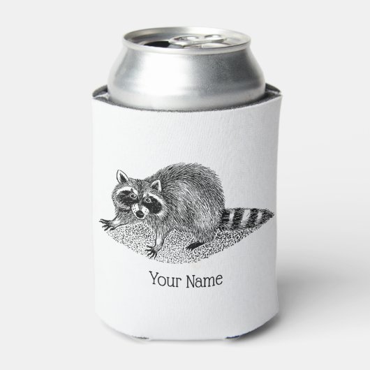 Vintag Masked Raccoon Dosenkühler (Kanne Vorderseite)