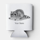 Vintag Masked Raccoon Dosenkühler (Rückseite)