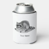 Vintag Masked Raccoon Dosenkühler (Kanne Rückseite)