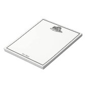 Vintag Masked Raccoon Notizblock (Rotiert)