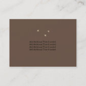 Vintag Mason Jar & Fireflies Save the Date Visitenkarte (Rückseite)