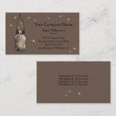 Vintag Mason Jar & Fireflies Save the Date Visitenkarte (Vorne/Hinten)