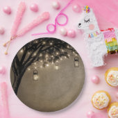 Vintag Mason Jar Oak Tree Wedding Tellers Pappteller (Party)