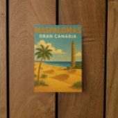 Vintag Maspalomas Gran Canaria Postkarte