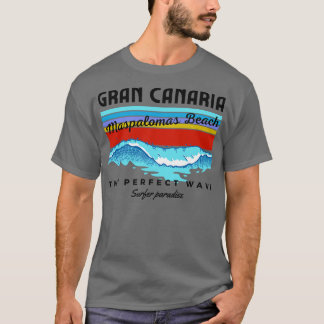 Vintag Maspalomas Strand Gran Canaria Spanien T-Shirt