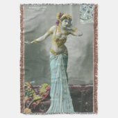 Vintag Mata Hari Postcard Decke (Vorderseite Vertikal)