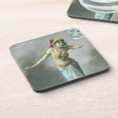 Vintag Mata Hari Postcard Getränkeuntersetzer (Linke Seite)
