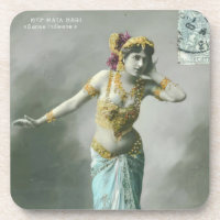 Vintag Mata Hari Postcard