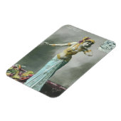 Vintag Mata Hari Postcard Magnet (Linke Seite)