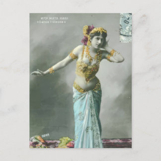 Vintag Mata Hari Postcard Postkarte