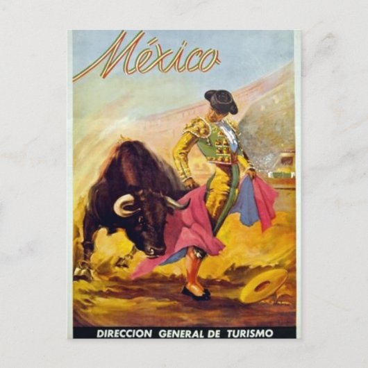Vintag Matador Mexico Reisewerbung Postkarte (Vorderseite)