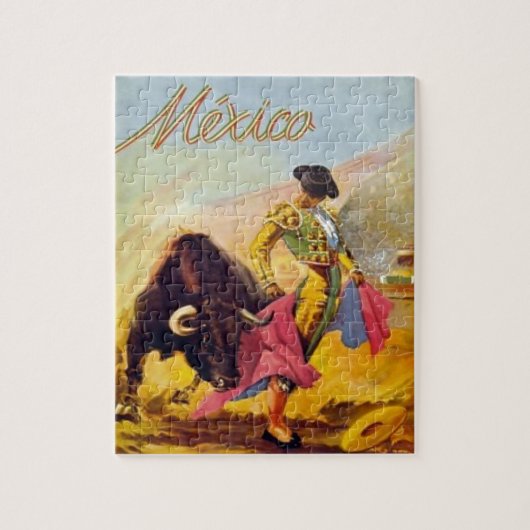 Vintag Matador Mexico Reisewerbung Puzzle (Vertikal)